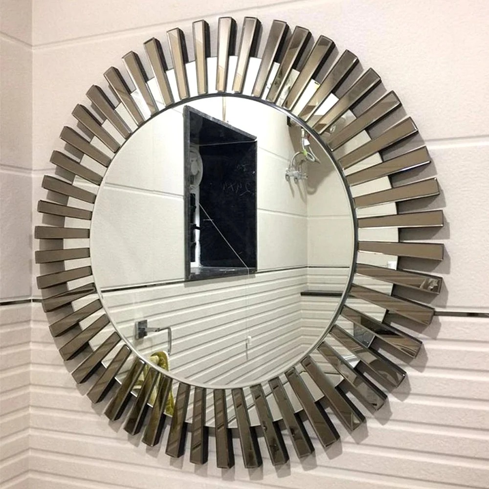 Circular Glow Reflection Mirror